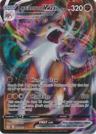 Lycanroc VMAX - 92/203 - Ultra Rare