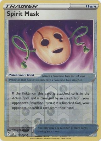 Spirit Mask - 160/203 - Uncommon Reverse Holo