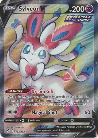 Sylveon V - 183/203 - Full Art Ultra Rare