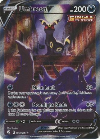 Umbreon V - 189/203 - Alternate Art Ultra Rare