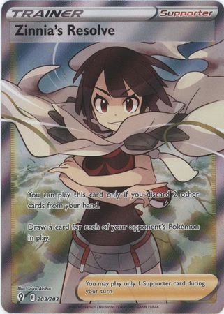 Zinnia's Resolve - 203/203 - Full Art Ultra Rare