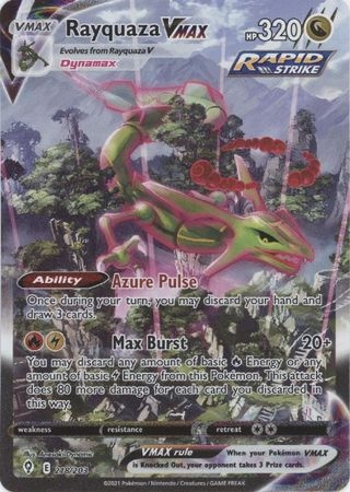 Rayquaza VMAX - 218/203 - Alternate Art Secret Rare