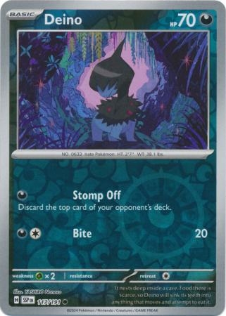 Deino - 117/191 - Common Reverse Holo