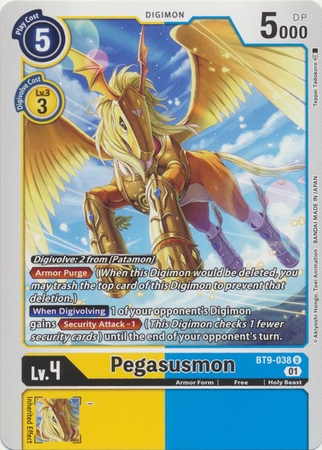Pegasusmon - BT9-038 U - Uncommon
