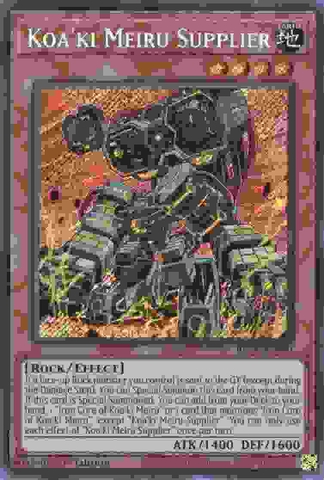 Koa'ki Meiru Supplier - BLCR-EN080 - Secret Rare 1st Edition