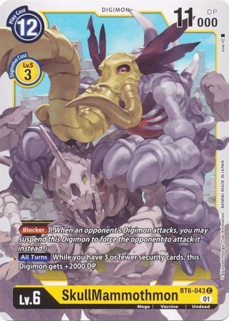 SkullMammothmon - BT6-043 - Common