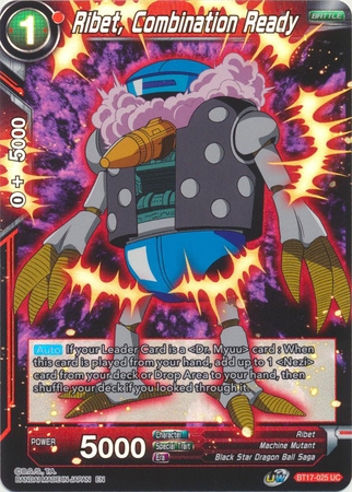 Ribet, Combination Ready - BT17-025 - Uncommon Foil