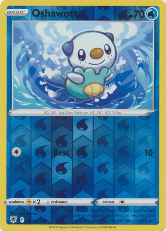 Oshawott - 041/189 - Common Reverse Holo