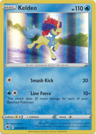 Keldeo - 045/189 - Holo Rare