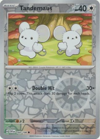 Tandemaus - 160/198 - Common Reverse Holo