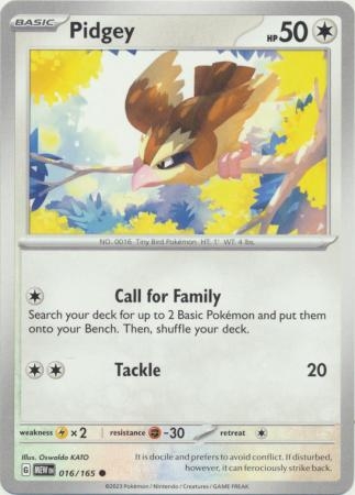 Pidgey - 016/165 - Common