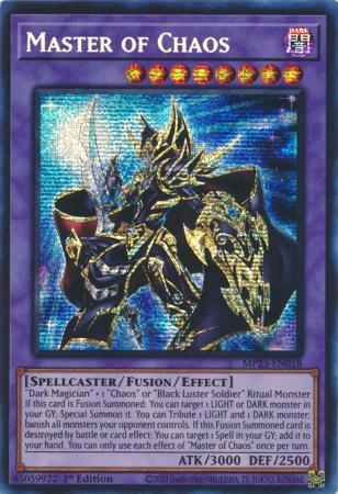 Master of Chaos - MP23-EN018 - Prismatic Secret Rare 1st Edition