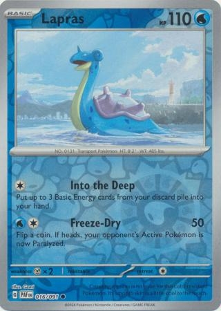 Lapras - 016/091 - Common Reverse Holo