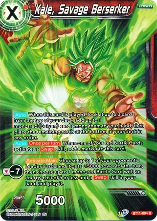 Kale, Savage Berserker - BT11-004 - Foil Rare