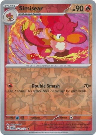 Simisear - 023/191 - Common Reverse Holo