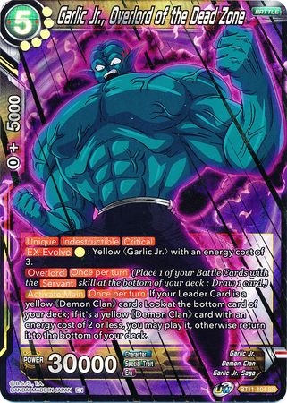 Garlic Jr., Overlord of the Dead Zone - BT11-104 - Super Rare