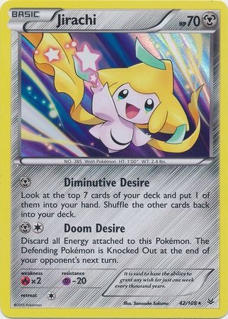 Jirachi - 42/108 - Holo Rare