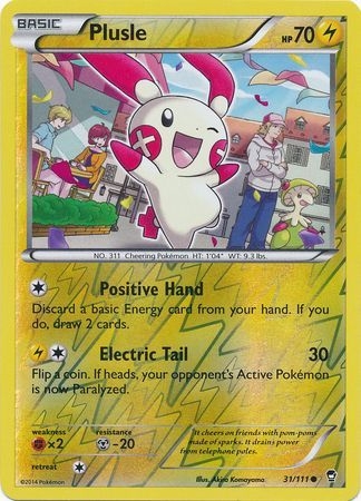 Plusle - 31/111 - Common Reverse Holo