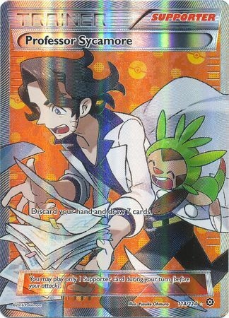 Professor Sycamore - 114/114 - Full Art Ultra Rare