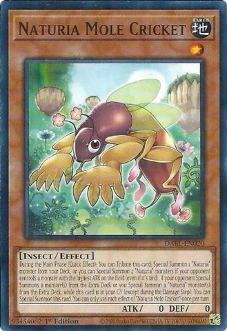 Naturia Mole Cricket - DABL-EN020 - Common 1st Edition