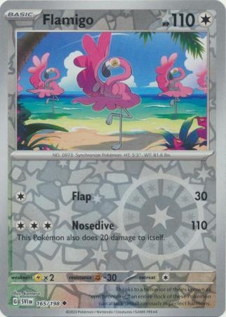 Flamigo - 165/198 - Uncommon Reverse Holo