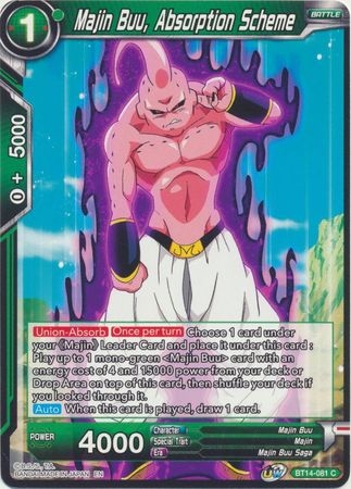 Majin Buu, Absorption Scheme - BT14-081 - Common