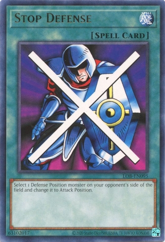 Stop Defense - LOB-EN095 - Rare Unlimited (25th Reprint)