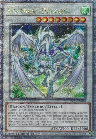Stardust Dragon - TN23-EN016 - Quarter Century Rare 1st Edition