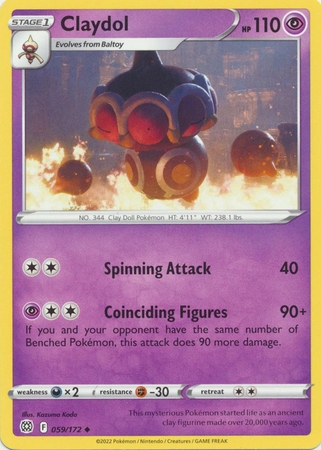 Claydol - 59/172 - Uncommon
