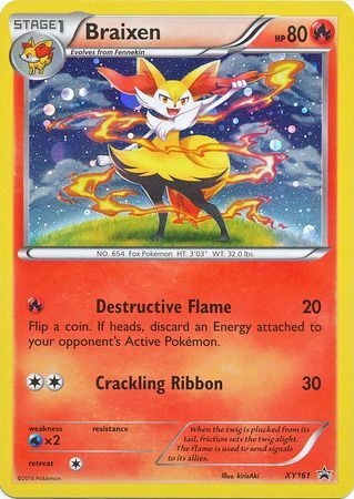 Braixen - XY161 - Holo Promo