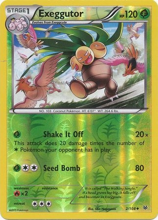 Exeggutor - 2/108 - Uncommon Reverse Holo