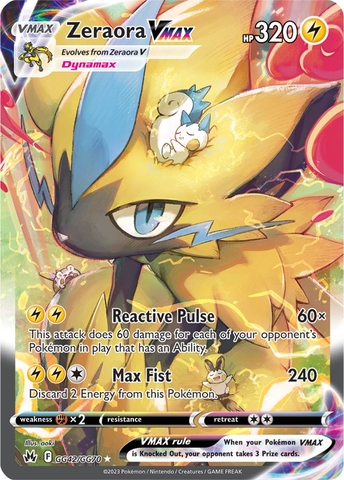 Zeraora VMAX - GG42/GG70 - Ultra Rare