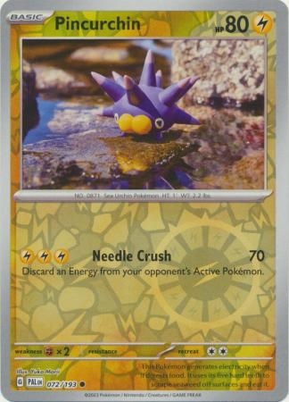 Pincurchin - 072/193 - Common Reverse Holo