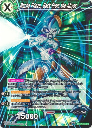 Mecha Frieza, Back From the Abyss - BT17-065 - Uncommon Foil