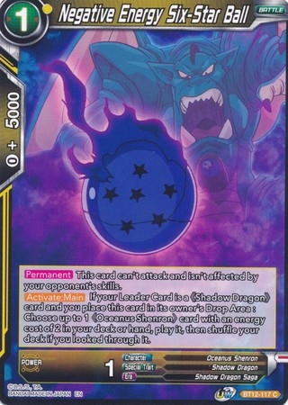 Negative Energy Six-Star Ball - BT12-117 - Common