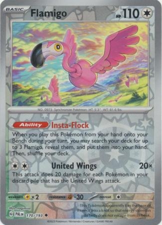 Flamigo - 170/193 - Uncommon Reverse Holo