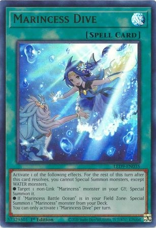 Marincess Dive - LED9-EN035 - Ultra Rare 1st Edition