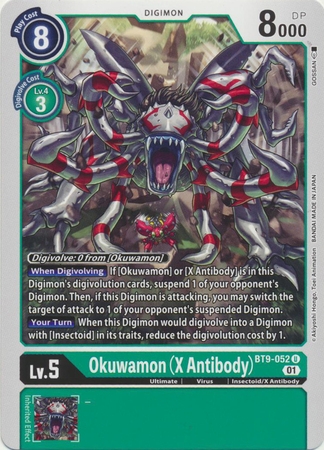 Okuwamon (X Antibody) - BT9-052 U - Uncommon