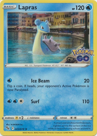 Lapras - 023/078 - Holo Rare