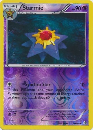 Starmie - 73/160 - Rare - Reverse Holo