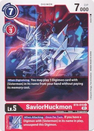 SaviorHuckmon - BT6-015 - Uncommon