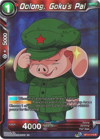 Oolong, Goku's Pal - BT10-016 - Rare Foil