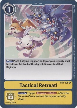 Tactical Retreat! - BT4-105 - Uncommon