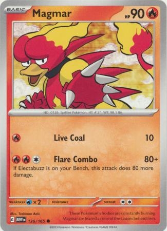 Magmar - 126/165 - Common