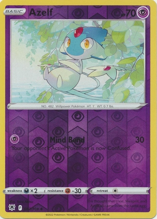 Azelf - 067/189 - Uncommon Reverse Holo