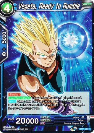 Vegeta, Ready to Rumble - BT11-053 - Rare