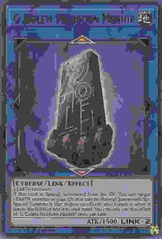 G Golem Stubborn Menhir - BLCR-EN043 - Ultra Rare 1st Edition