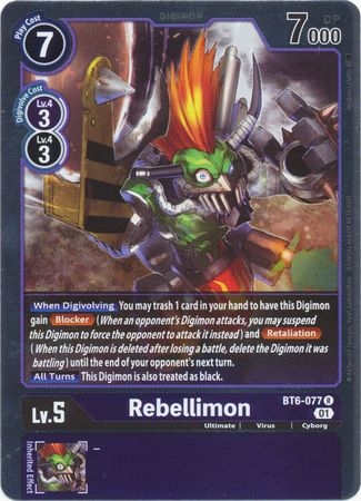 Rebellimon - BT6-077 - Rare