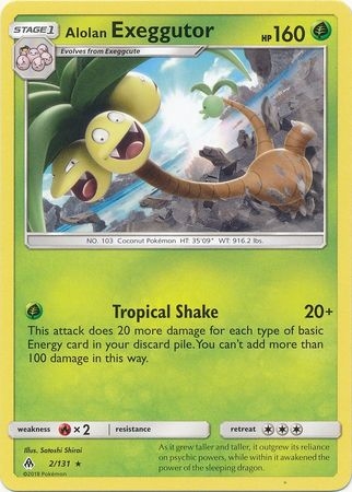 Alolan Exeggutor - 2/131 - Rare