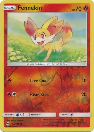 Fennekin - 15/131 - Common Reverse Holo